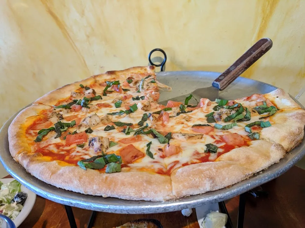 Chicken Basil Pizza